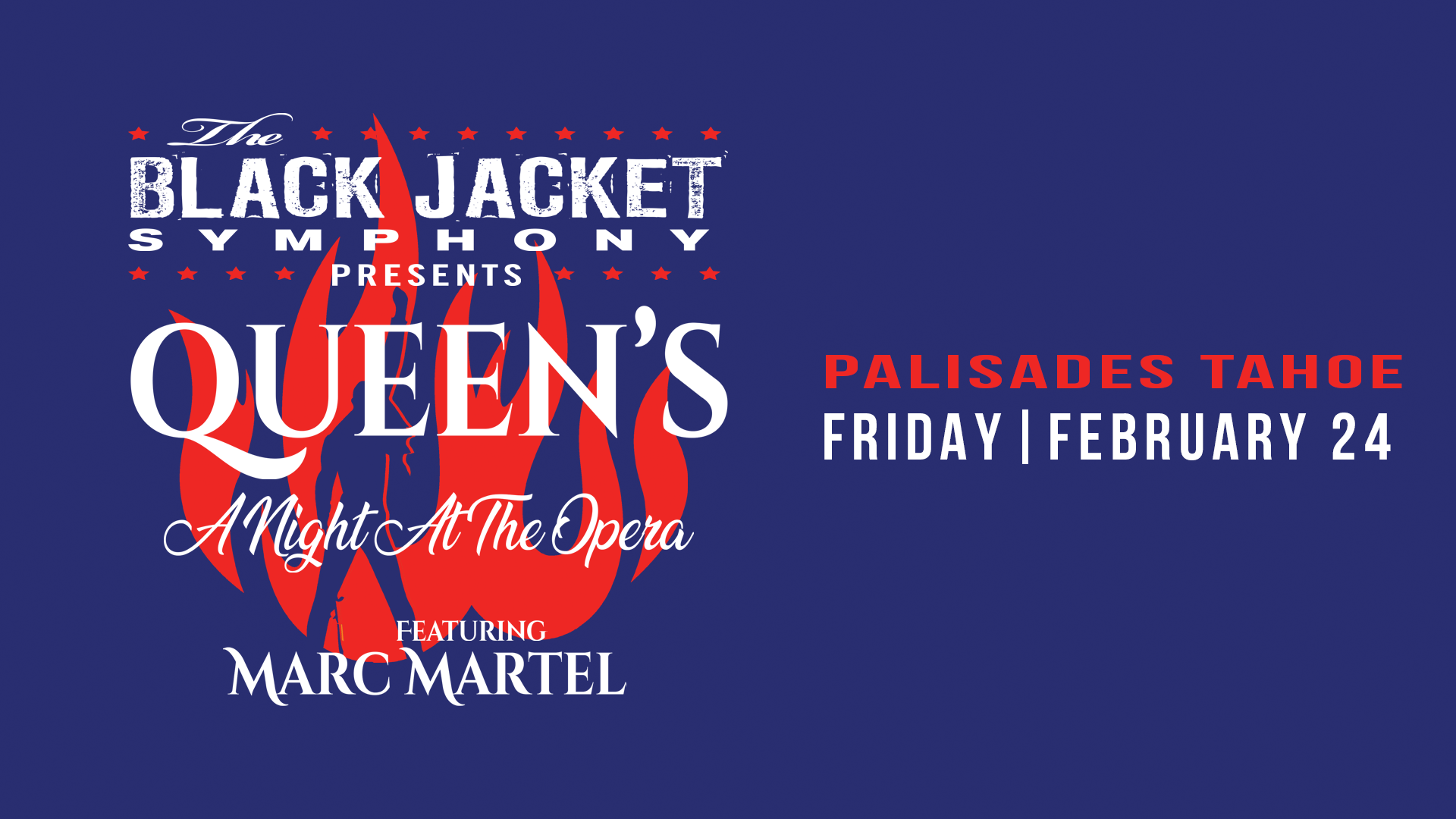 RESCHEDULED: Free Concert with Black Jacket Symphony feat Marc Martel